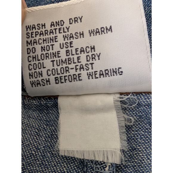 Vtg Jordache Denim Jacket | 80s Zip Front Trucker | Medium Wash - Picture 10 of 10